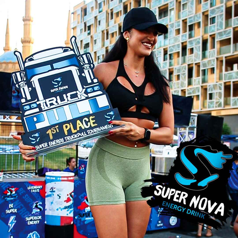 Female truck-pull champion